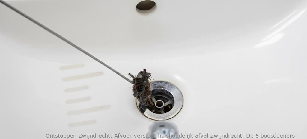 Afvoer verstopt huishoudelijk afval Zwijndrecht: De 5 boosdoeners