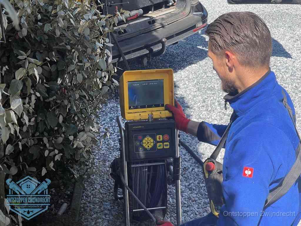 Rioolinspectie met camera in Zwijndrecht