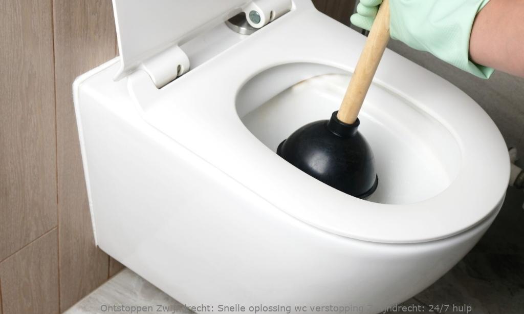 Snelle oplossing wc verstopping Zwijndrecht: 24/7 hulp